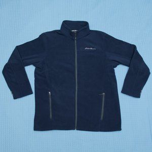 Eddie Bauer Mens XLT Quest 200 Blue Fleece Jacket